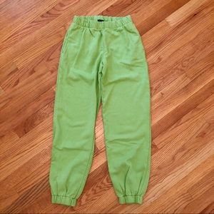 ❗️SOLD ❗️ Lime Green Rosa Sweatpants